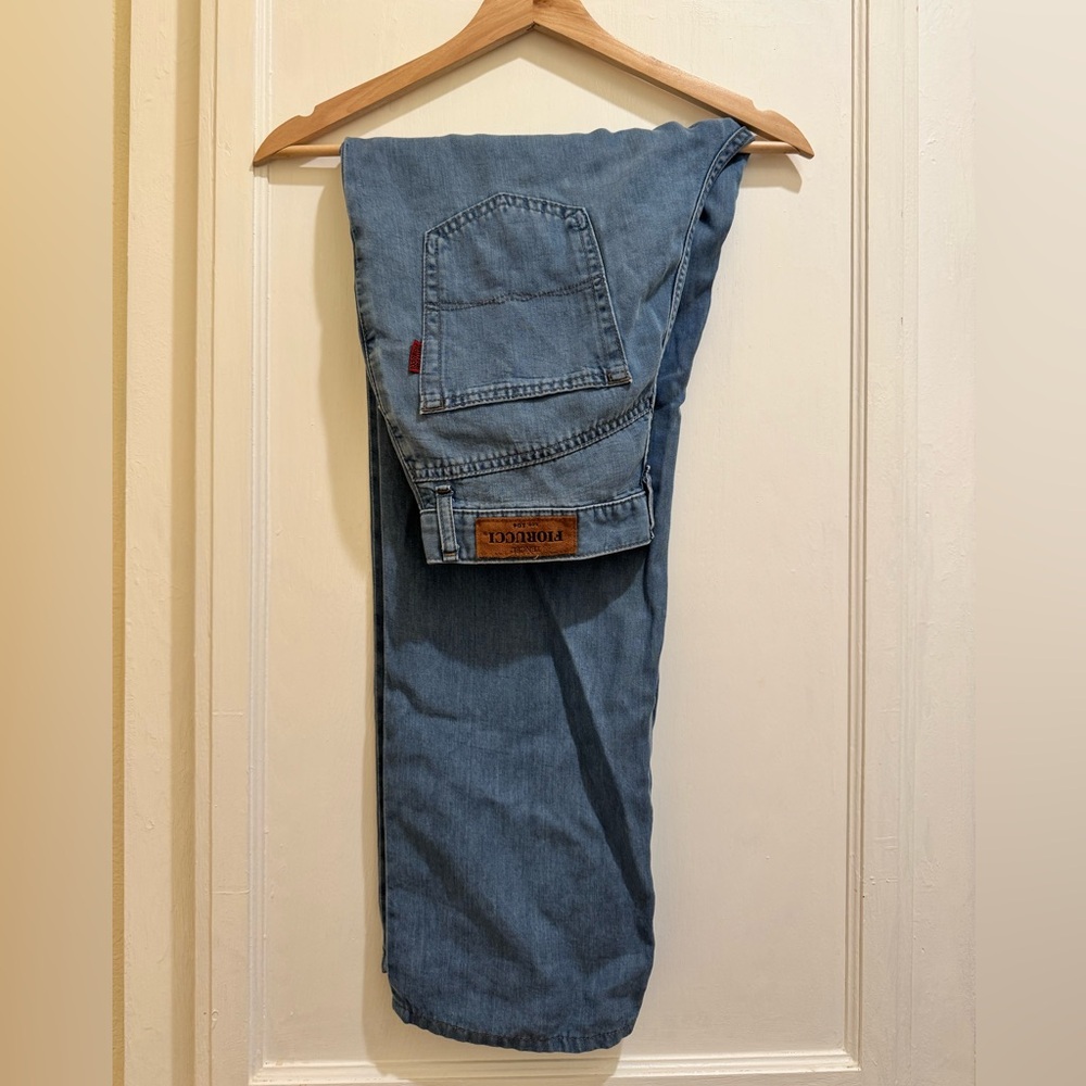 Fiorucci Vintage Safety Jeans – Light Wash – Relaxed / Utility Fit